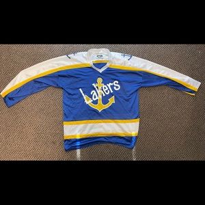 Lake Superior State Lakers Retro Hockey Jersey Rare Size XL